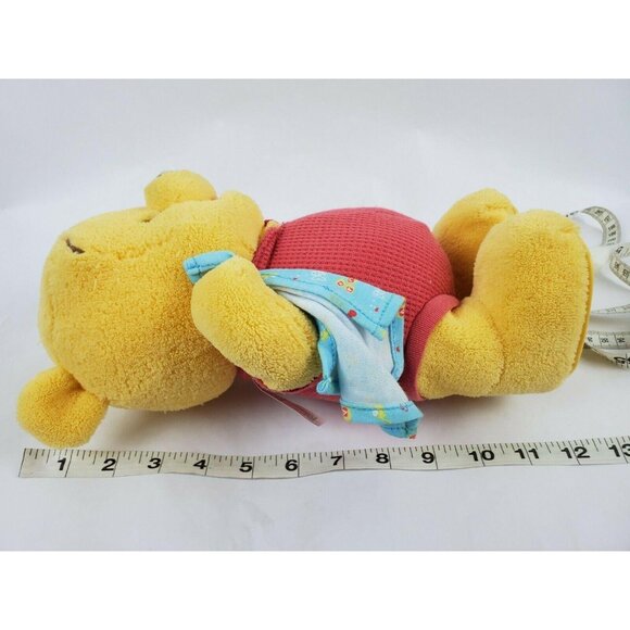 Disney Winnie the Pooh Plush Baby Blanket Red One Piece Outfit DOES NOT WORK - Picture 6 of 7
